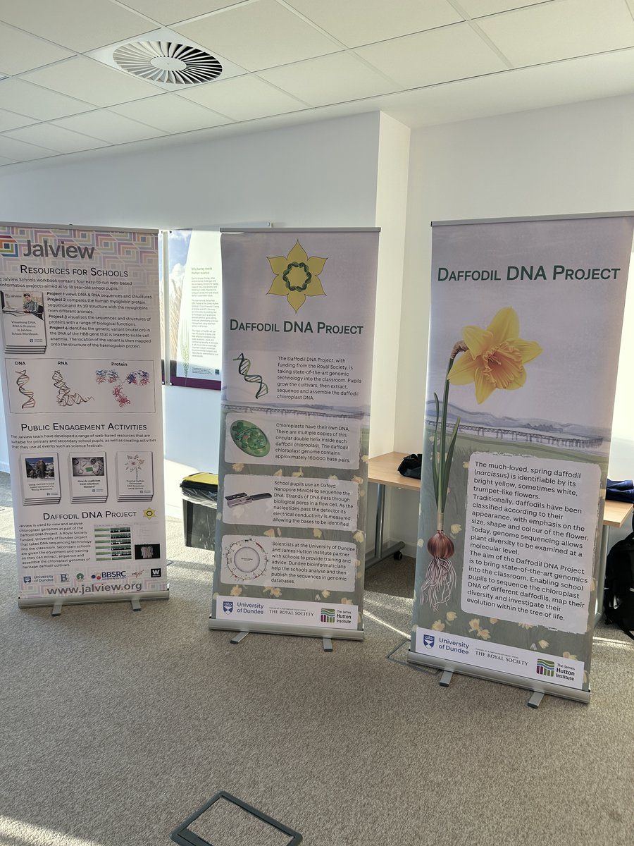 malcolmacaulay's tweet photo. Thanks to all for an enjoyable @DaffDNA Workshop held @JamesHuttonInst with talks from @SLDuce, @UoD_DAG and @nanopore flow cell loading practical. #daffdna #STEM #partnershipgrants @royalsociety https://t.co/n40u9etFYp