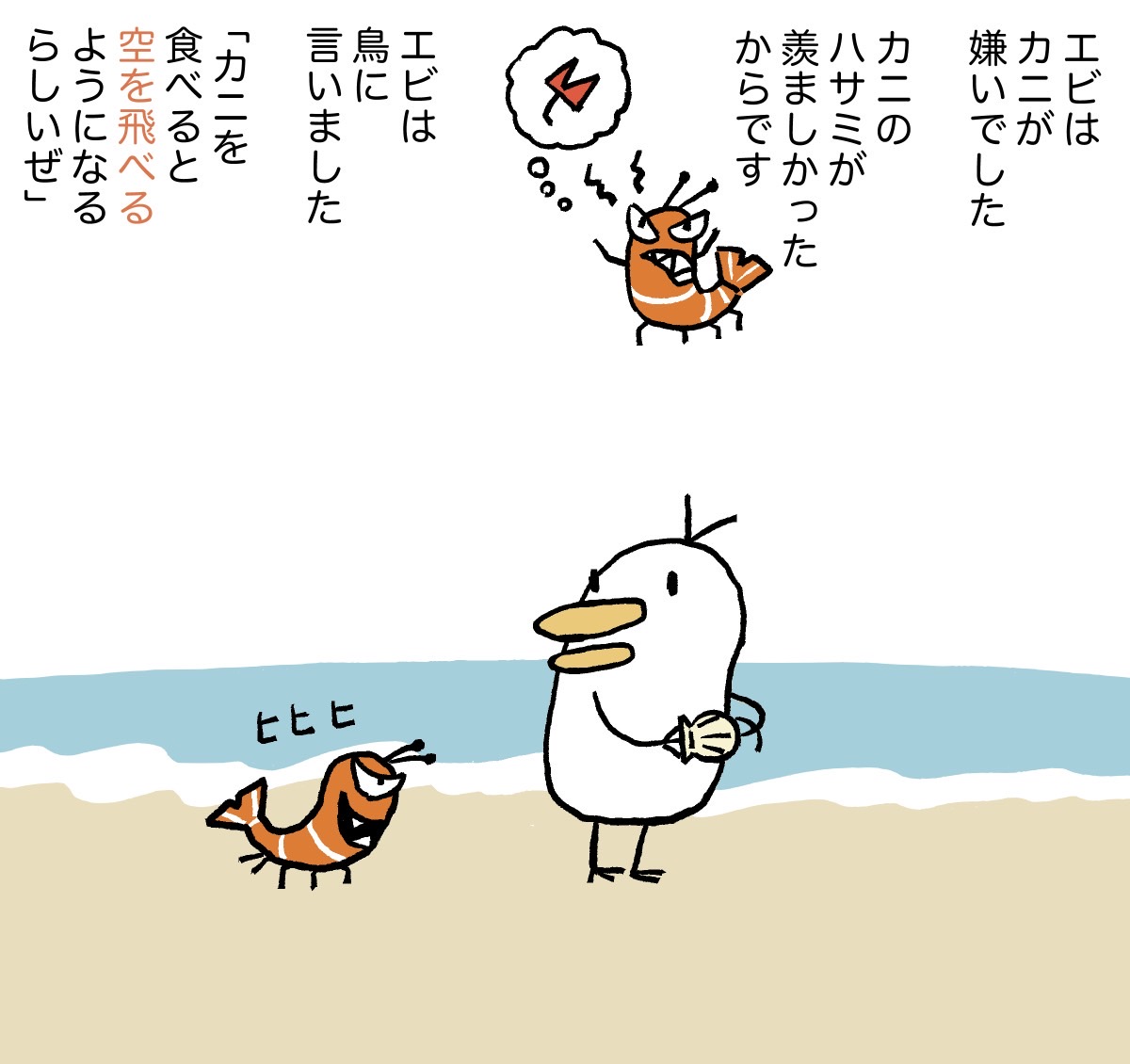 とべない鳥とカニ【3】 