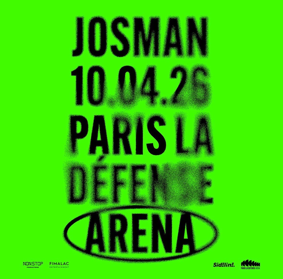 ShadesFrance's tweet photo. 🚨🚨 JOSMAN annonce une date à La Défense Arena (40.000 places) !!

📆 10 AVRIL 2026 https://t.co/QeClaQso71