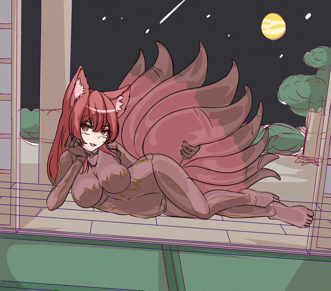次Skeb予定(キツネガール)