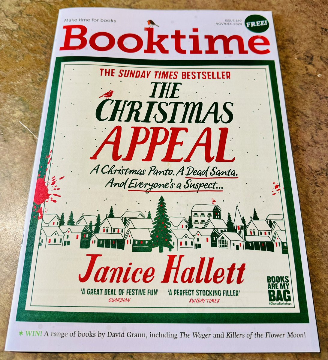 The Nov/Dec <a href="/Booktimemag/">Booktime Magazine</a> is here! 

This #FREE magazine for our book-loving customers will be going into the next 50 parcels that it will fit into! 

Feat. author interviews, in-depth book reviews, book roundups, and quizzes, it’s an essential guide to the most anticipated books