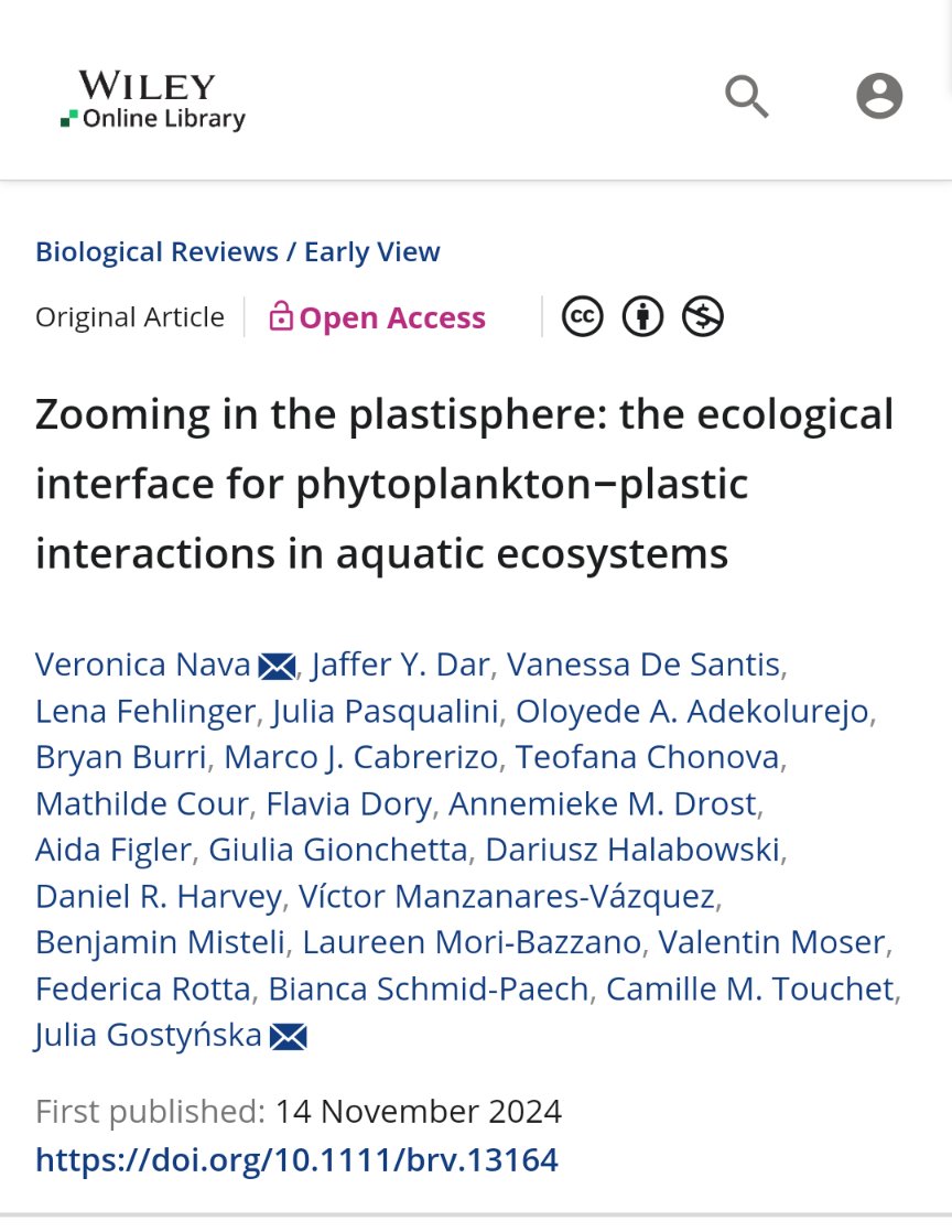 camille_touchet's tweet photo. My first contribution to science is out!!!
It reviews the #plastic - #phytoplankton interactions on #ecologicalprocesses !Congratulations to all @PhytoPlastic project members and thanks again for having me part of it 👩🔬📄
https://t.co/5A3AsM5lFd https://t.co/hxEp2DPIRD
