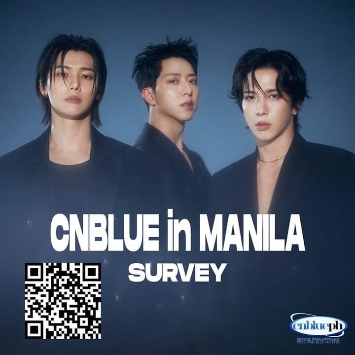 HwaRyl's tweet photo. Do you want to see CNBLUE in Manila again? Survey link: https://t.co/nAfOjmYEpj https://t.co/a2bwMlYAkF