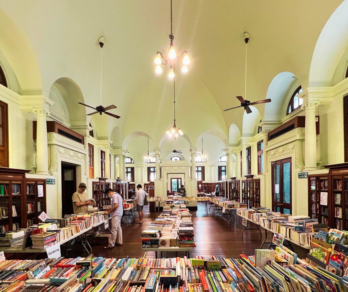 We're ready for tomorrow!!!
BOOK SALE at Neilson Hays Library
16-24 November 2024
(18th November closed)
from 9:30 to 17:00