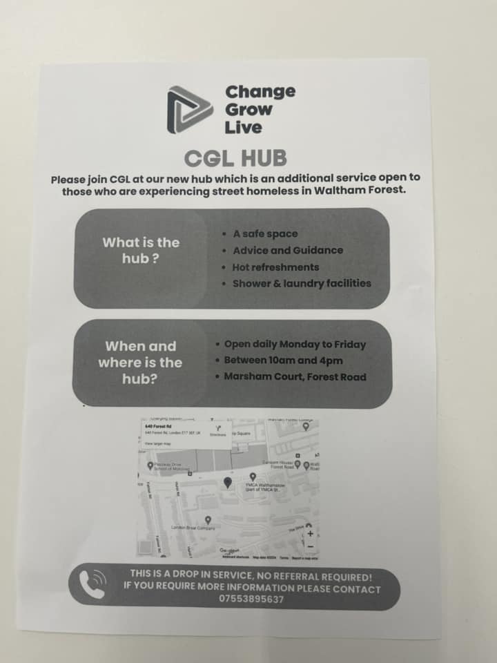 If you see a person in need, please pass this on!