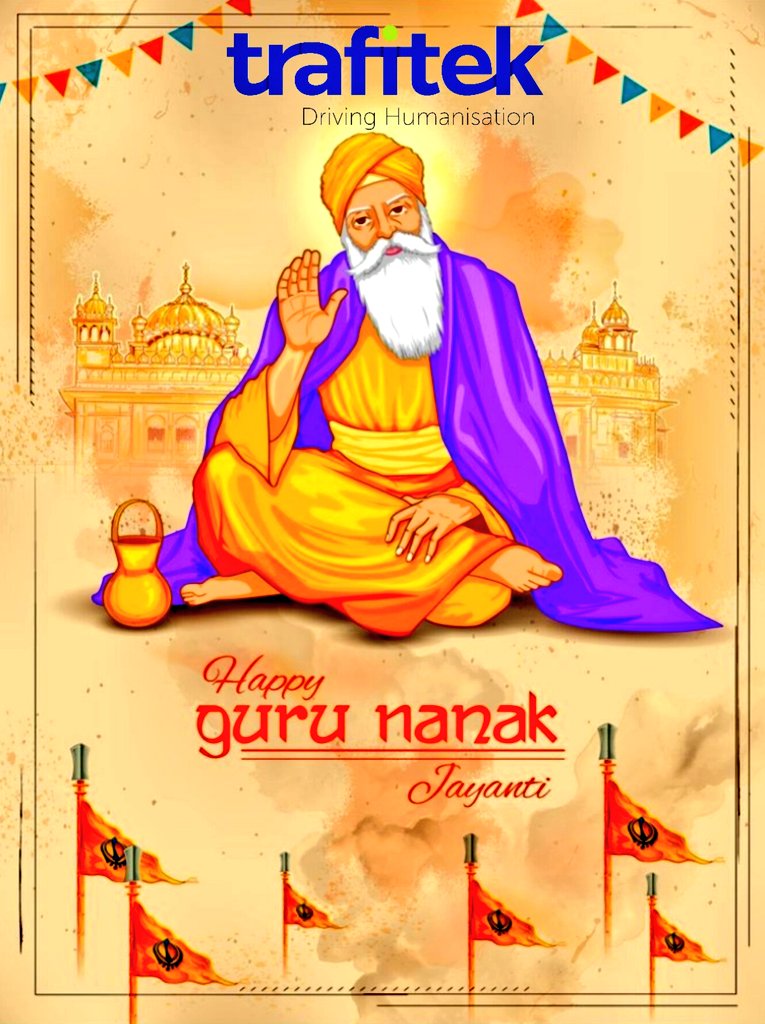 TrafitekO's tweet photo. Wishing everyone a blessed Gurpurab filled with divine light and eternal blessings of Guru Nanak Dev Ji.👏👏🌷🌟
#festiveseason #festivevibes #love #bond #happygurunanakjayanti #gurunanakdevji #waheguru #blessed #festivals https://t.co/83yuC4J1Li