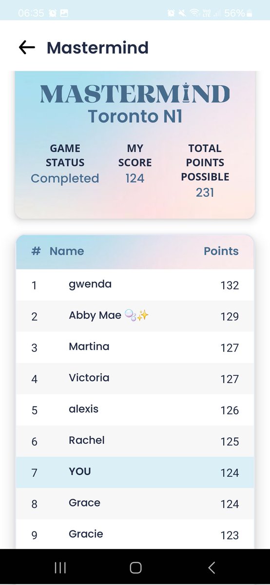 :Ooooooo I need to remember to play more often!
#ErasTour #mastermind #TorontoTSTheErasTour