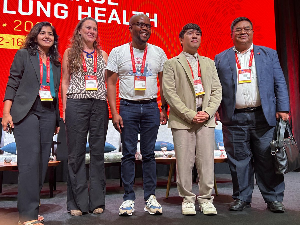 TBProof's tweet photo. Driving change at #UnionConf! @Goodmanmakanda speaks on holistic, patient-centred TB care and the need for mental health support. Thanks to Challenge Facility for making this possible. #EndTB #UseMyVoice #YesWeCanEndTB https://t.co/rBYfCpNBc9