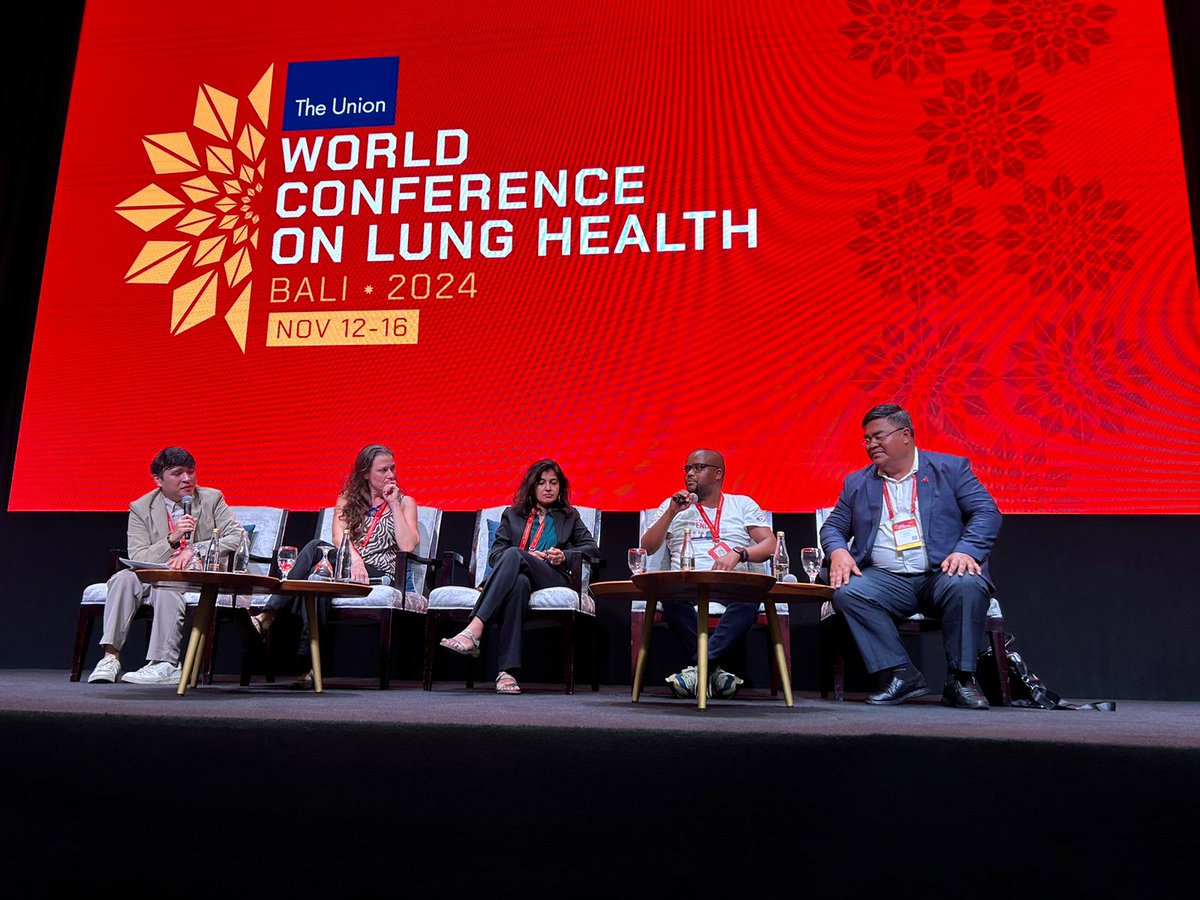 TBProof's tweet photo. Driving change at #UnionConf! @Goodmanmakanda speaks on holistic, patient-centred TB care and the need for mental health support. Thanks to Challenge Facility for making this possible. #EndTB #UseMyVoice #YesWeCanEndTB https://t.co/rBYfCpNBc9