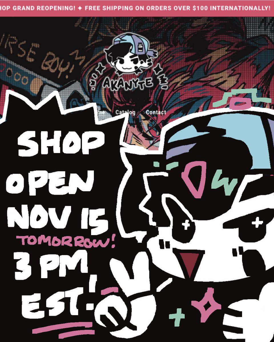 SHOP OPEN!! @ax south hall 4924!! tweet media