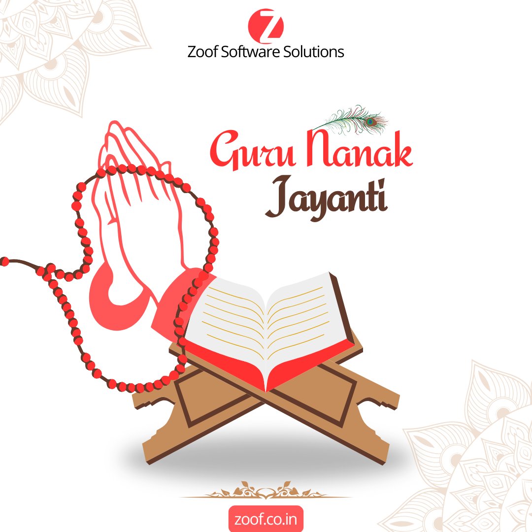 Happy Guru Nanak Jayanti! May we embody the values of unity, service, and equality that Guru Nanak Dev Ji taught us. 🌼💫🌈✨
#GuruNanakJayanti #Gurpurab #GuruNanakDevJi #EkOnkar #Sikhism #PeaceAndUnity #GuruNanakDev #Waheguru #SikhHeritage #SpiritualWisdom #ZoofSoftwareSolutions