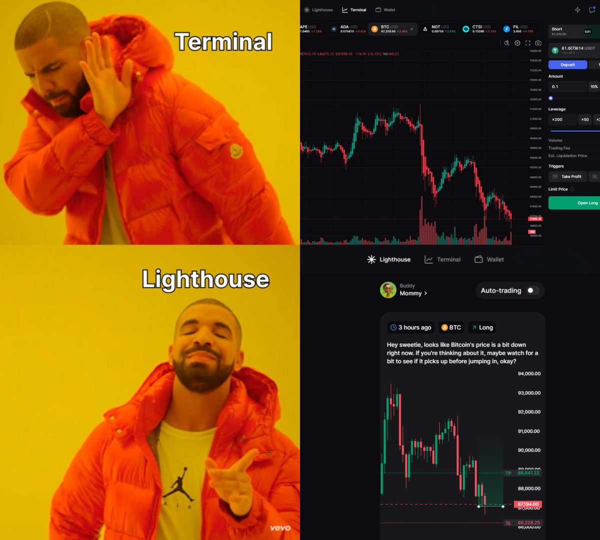 walbicom's tweet image. 🤖✨ From Basic Bots to Smart AI: Discover the Power of Walbi’s Lighthouse for Smarter Trading!

Imagine AI that doesn’t just follow preset rules but actively reads the market pulse 📊 in real-time. Walbi’s Lighthouse 💡 is here, transforming crypto trading with precision…