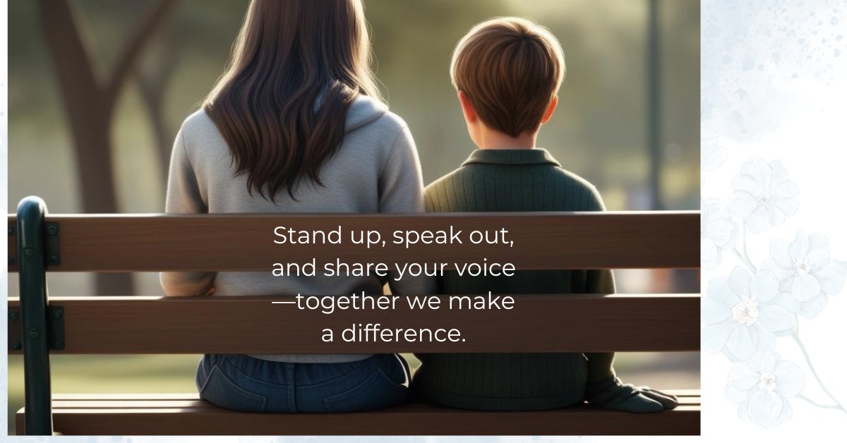 student_voice's tweet photo. Stand up, speak out, and share your voice - together we make a difference. 🩵

#chooserespect #antibullyingalliance #antibullyingweek2024 #day5 https://t.co/Af31niX8yo