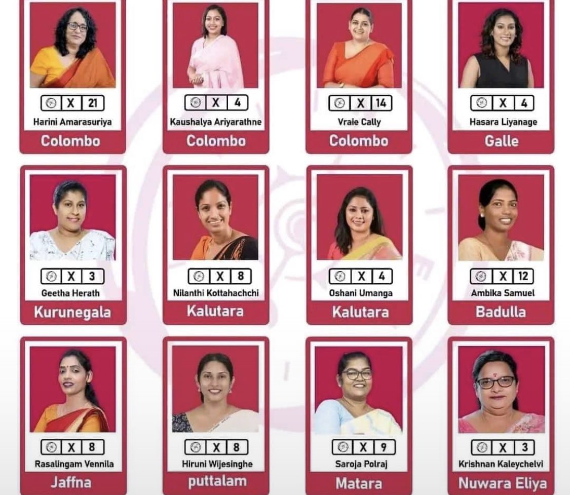 Best wishes to all ladies who are stepping into the new Parliament. 💪💯🇱🇰🧭🔥

#progress #SriLanka #srilankaelection2024