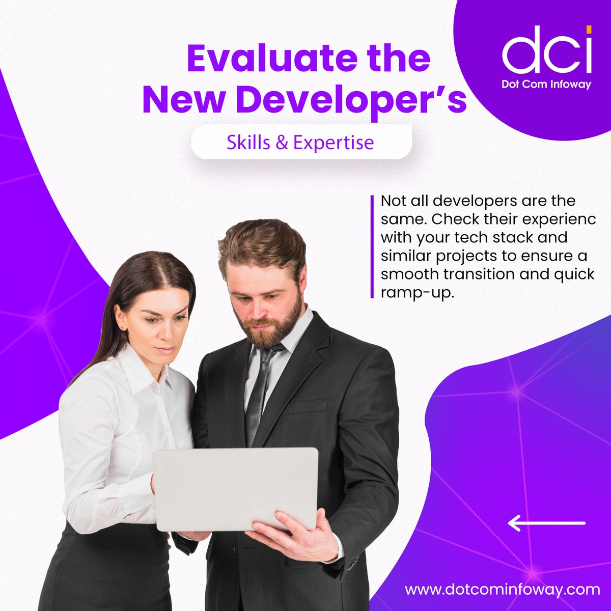 dotcominfoway's tweet photo. Thinking about switching your app developer or tech partner? 🧐 

At Dot Com Infoway, we understand the complexities of transitioning to a new tech partner and are here to make it easy. 

#DotComInfoway #AppDevelopment #TechPartner #ProjectTransition #AppDevelopers https://t.co/po4I66Sl6q