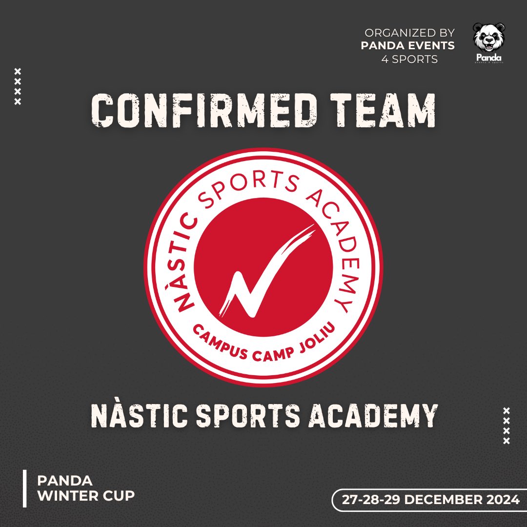 🆆🅴🅻🅲🅾🅼🅴 🔴⚪️

Nàstic Sports Academy confirmed team in 𝐏𝐚𝐧𝐝𝐚 𝐖𝐢𝐧𝐭𝐞𝐫 𝐂𝐮𝐩.

• UNDER 12

#torneo #torneofutbol #alevin #benjamin #torneoalevin #torneobenjamin #pic #pandawintercup #alfaz #alfazdelpi #alicante #futbolbase #U10 #U12
