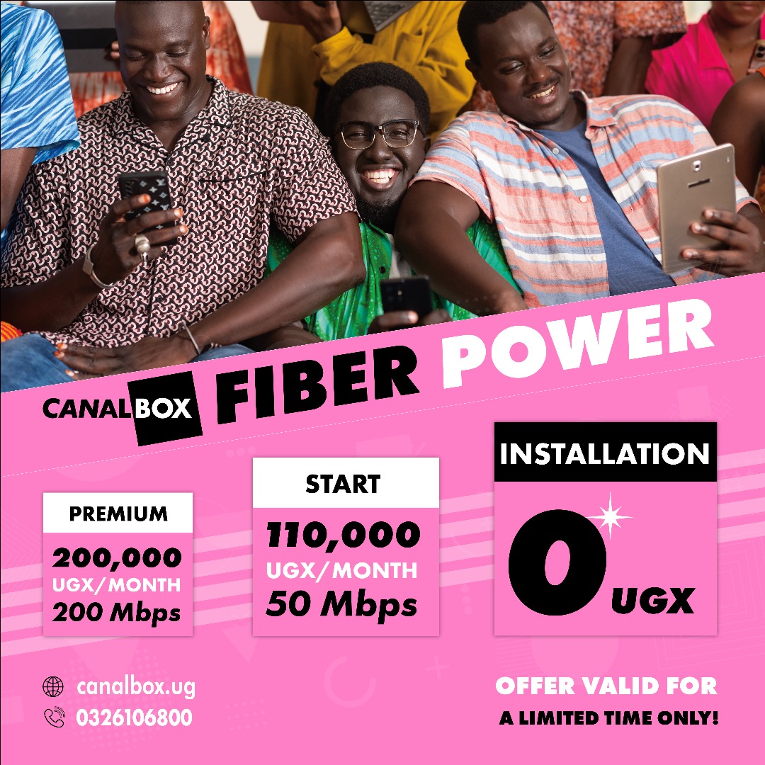 CanalBoxUG's tweet photo. The gift of CanalBox is coming early this year!

With FREE INSTALLATION from November 15th you &amp; the whole family can enjoy unlimited content this festive season, with packages from 110,000 UGX/month for 50Mbps.

This offer is valid for a limited time only! Call 0326106800 today https://t.co/dt1erzMnkf