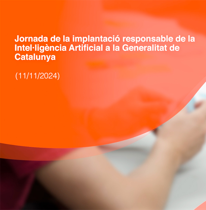 eapccat's tweet photo. Disponibles els materials de la Jornada sobre la Implantació responsable de la Intel·ligència Artificial a la Generalitat de Catalunya , de l'11 de novembre

📚 Presentacions
▶️ Vídeo de la sessió

https://t.co/mdpQkyCVN0

@gencatdigital @tic https://t.co/f2FKDz3rFN