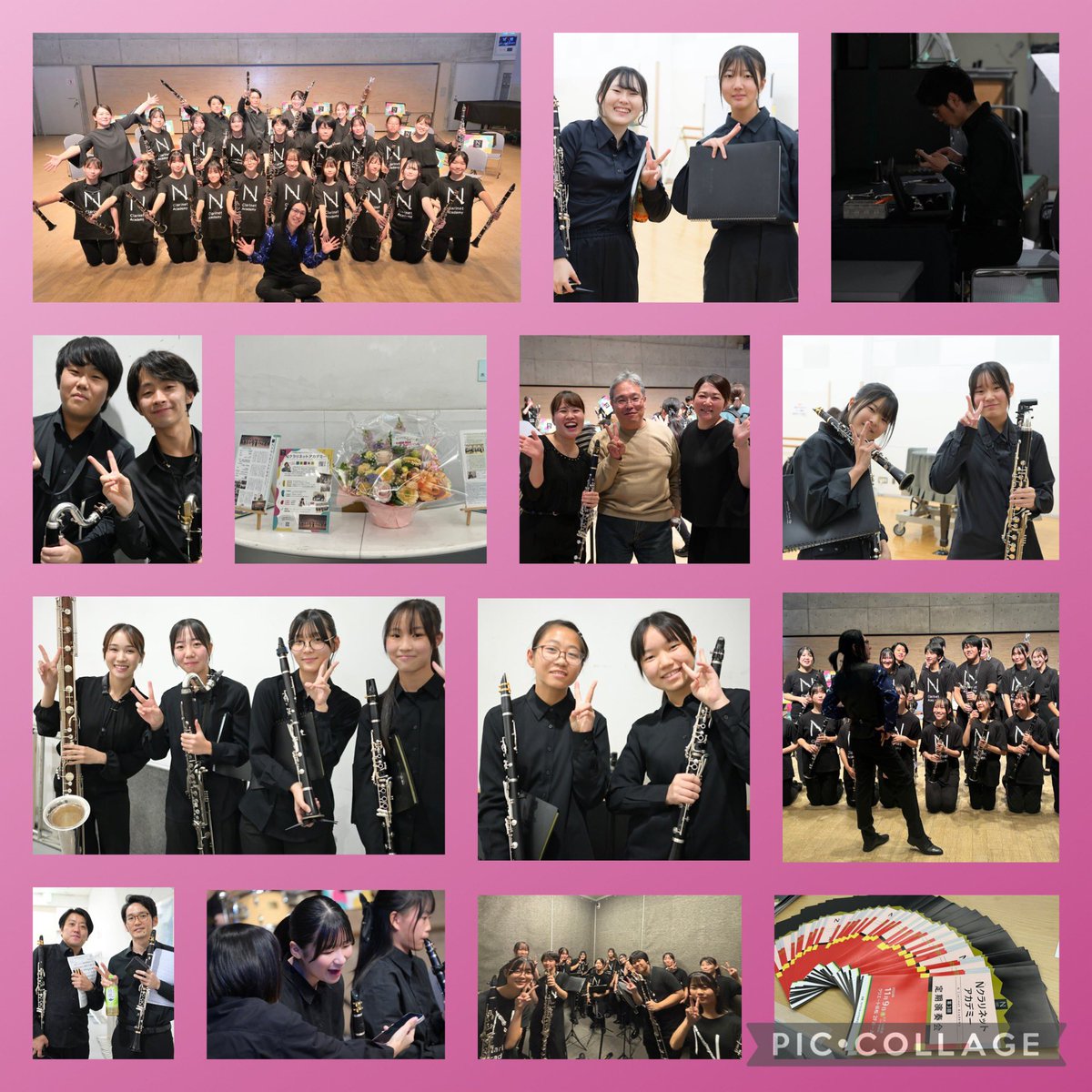 #Nクラリネットアカデミー第3回定期演奏会 の思い出💐
みんな良い顔してます✨