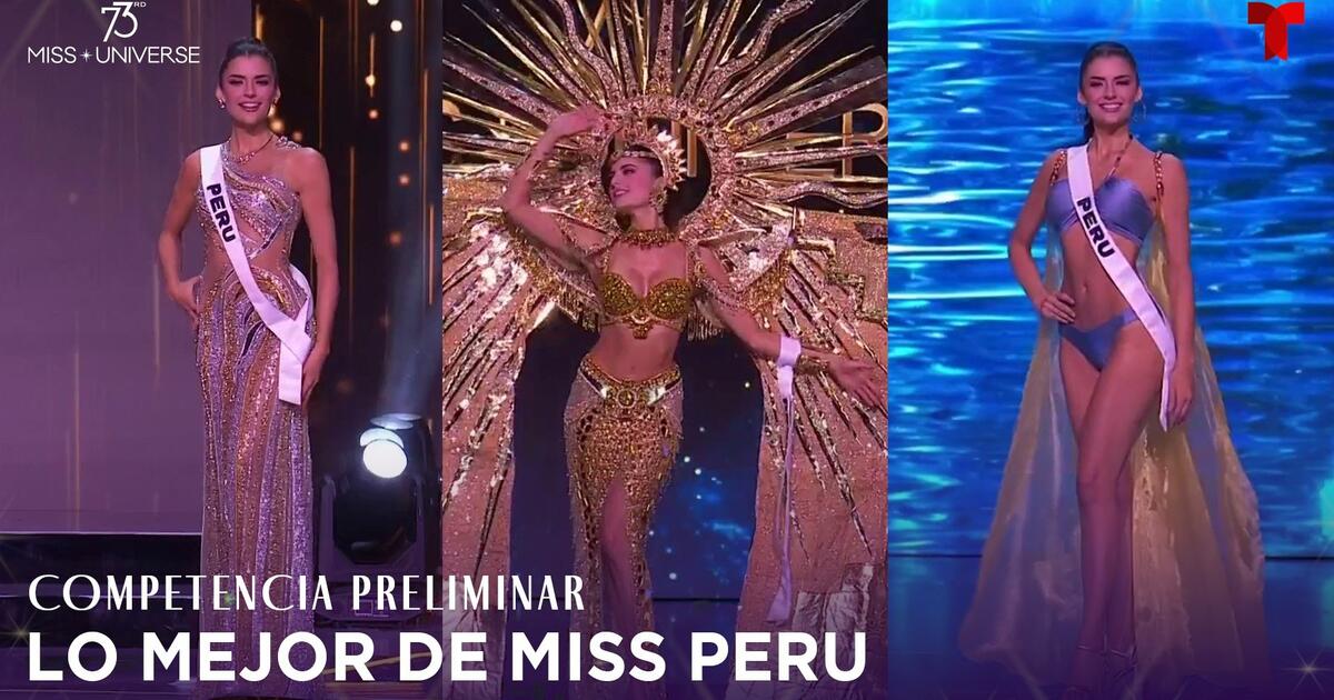 Telemundo's tweet photo. Revive los mejores momentos de Miss Perú en la Preliminar de Miss Universo 2024 👉https://t.co/nqZ44ab3dJ

#MissUniverse #MissUniverso73 #MissUniversoPreliminar #MissUniverso https://t.co/j6iMMGd5l0