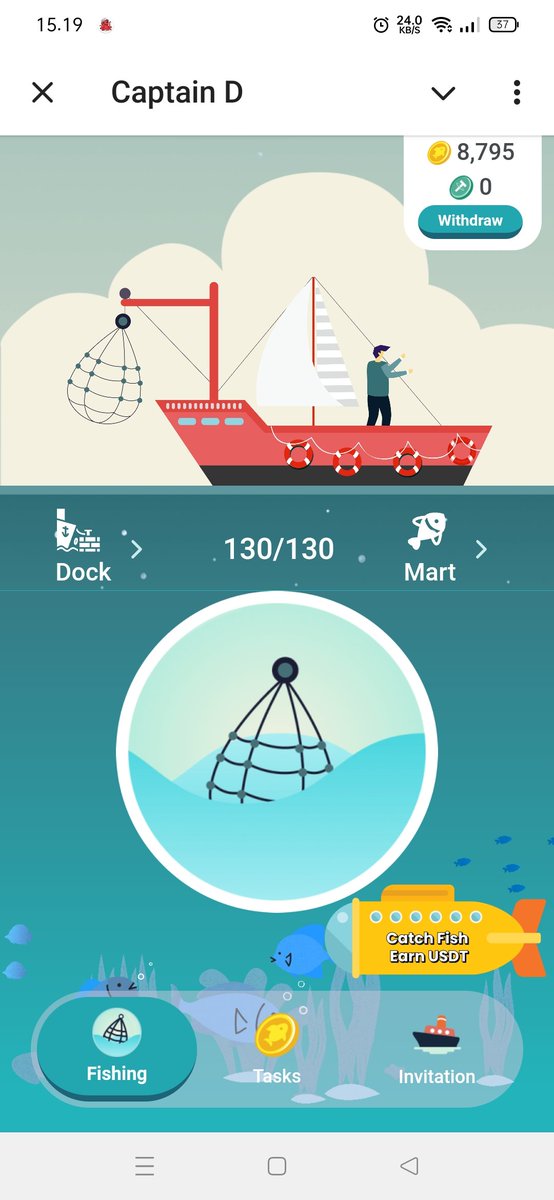 cjpituh's tweet photo. there is always a place to fish
for now try to catch fish with 🎣 @SuperCaptain_D
How to play it :
🎣 open your phone , join and tap it
🎣 catch rare fish sell it in usdt
#CaptainD https://t.co/yoDPcw785H