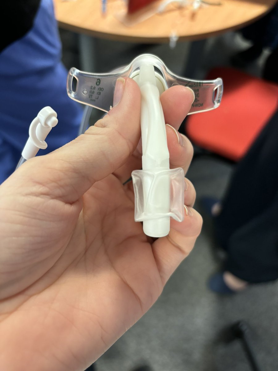 Interesting session with the reps this week looking at the Traceo Twist Plus traches as alternative options for our patients in Critical Care. Lots of positives.