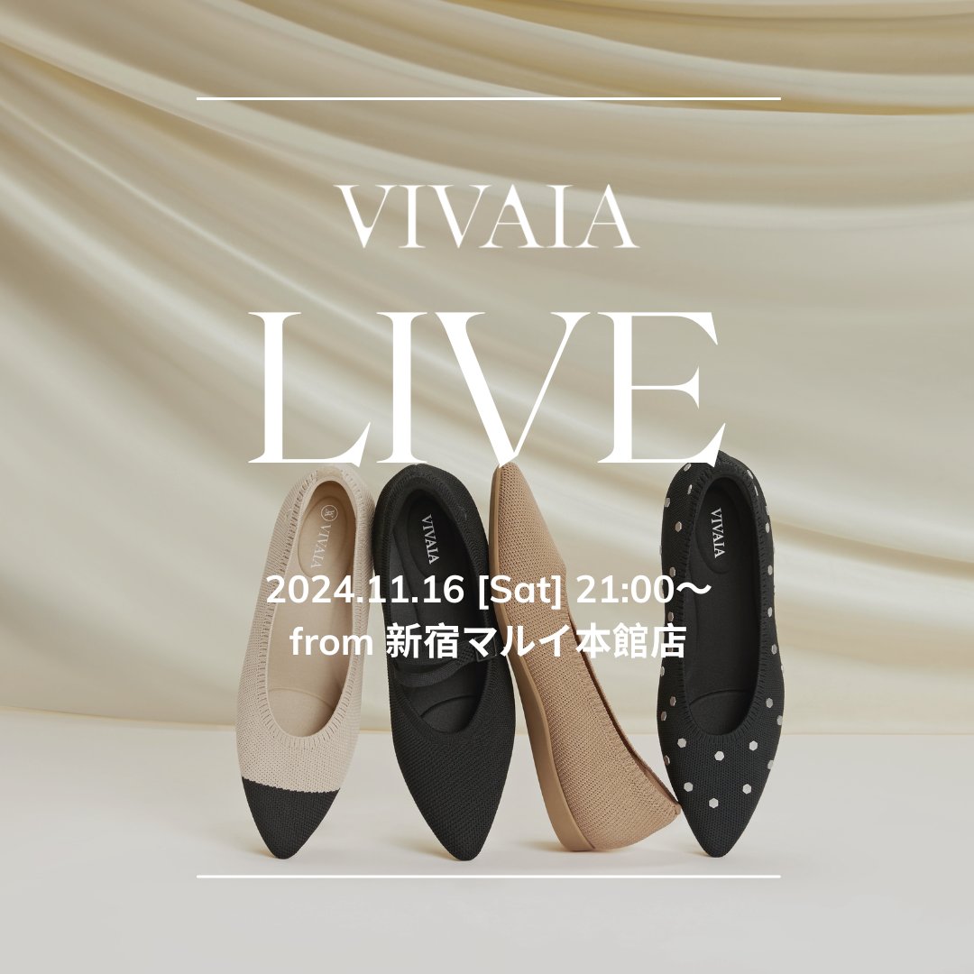 VIVAIA 日本限定Francesca ブラック ローファー VIVAIA STORE