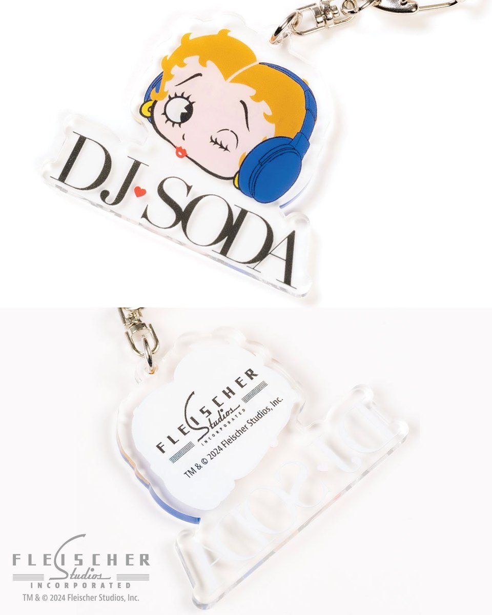 niji online storeにて受注販売スタート！
nijistore.stores.jp

受注期間2024/11/15 17:00~11/29 23:59

BETTY BOOP™️×DJSODAコラボacrylic keychain

Price;￥1,320(tax in)
Size:FREE

#djsoda 
#DJSODA 
#bettyboop 
#ベティちゃん