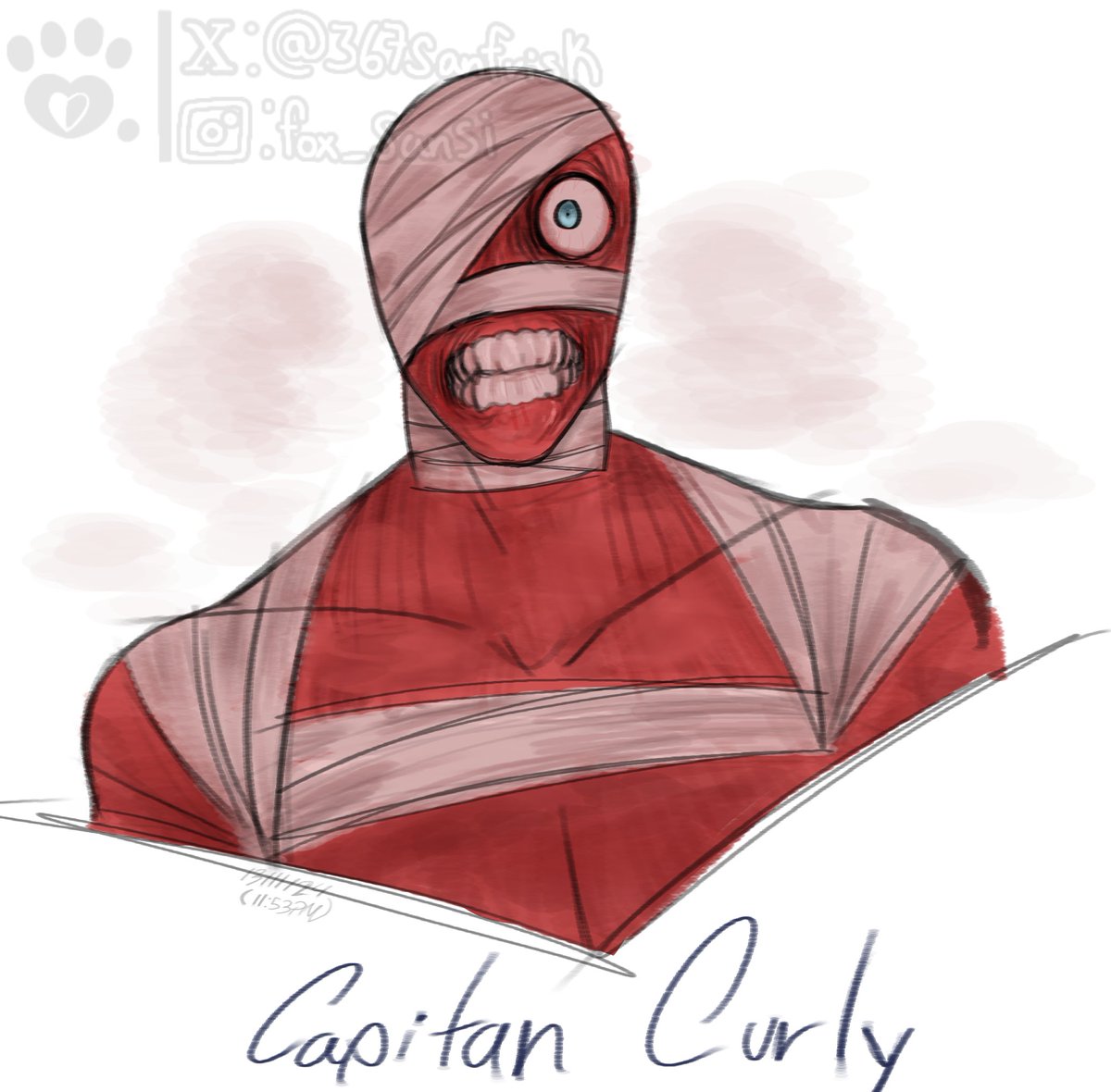 367Sanfrisk's tweet photo. Capitan Curly 😫🔥
#mouthwashingcurly #mouthwashingfanart #Mouthwashing https://t.co/t45N2bYo3C
