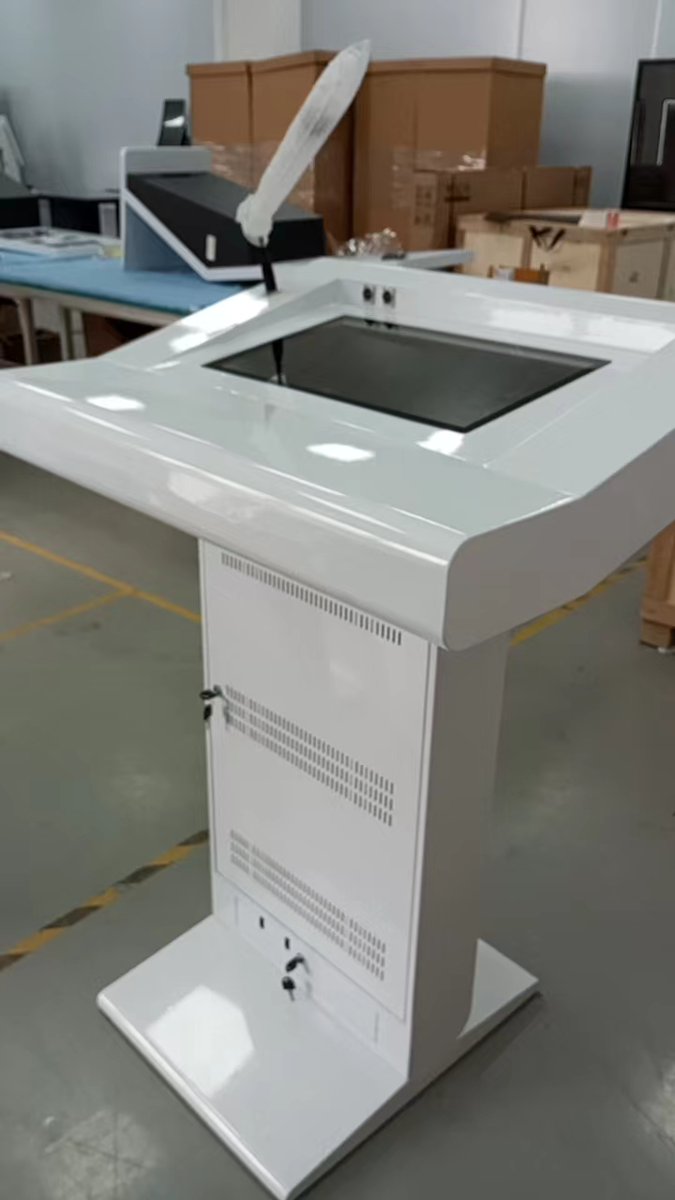 stellazheng89's tweet image. Digital Podium with 21.5&apos;&apos; multi touchscreen and 32&apos;&apos; LCD advertising screen use for meeting rooms, and lecture halls
#digitalpodium #digitallectern #interactivepodium #interactivelectern #podium #meetingroom #lecturehalls #touchscreen 
008613714376779;
stellazheng@dedikj.com.