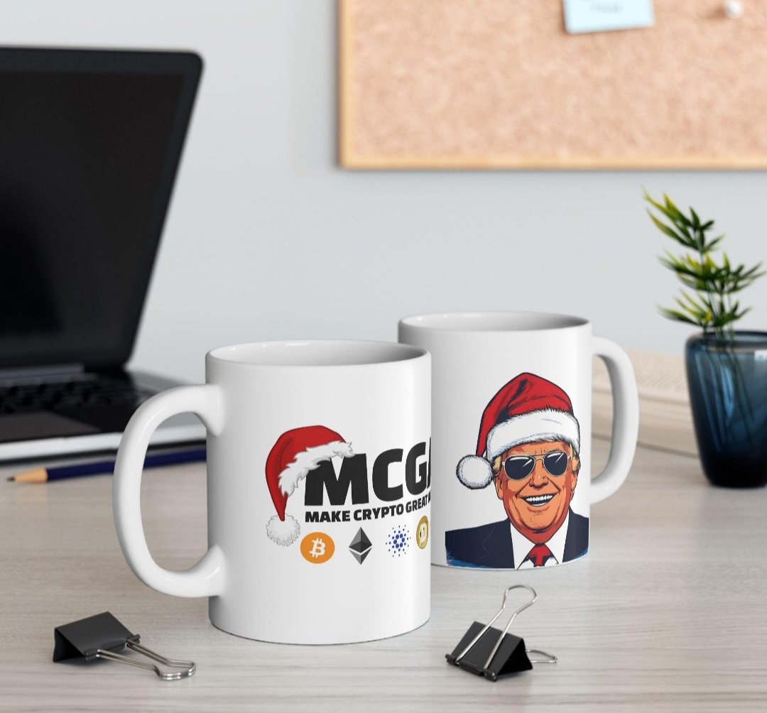 tashiee23's tweet photo. Make Crypto Great Again Christmas Mug 11oz, 15oz

The perfect crypto Christmas gift for the holidays and white elephant gift exchange! 🎅🤶

https://t.co/e3A0L2e220

#Crypto #Dogecoin #doge #Bitcoin #maga #MakeAmericaGreatAgain #makecryptogreatagain #Ethereum #Cardano #Dogecoin https://t.co/Z0gWujNcM8