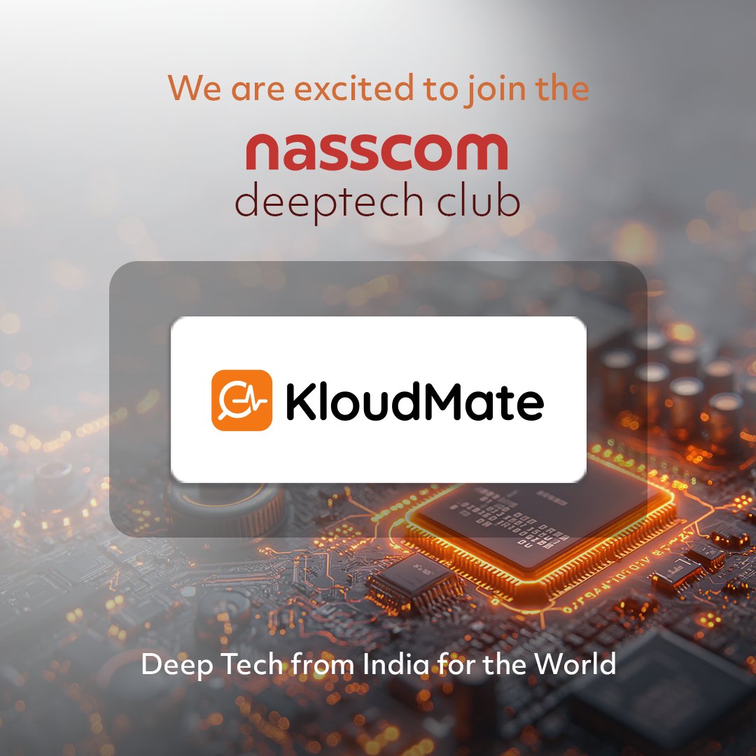 kloudmate's tweet photo. We are excited to join the 𝗻𝗮𝘀𝘀𝗰𝗼𝗺 𝗱𝗲𝗲𝗽𝘁𝗲𝗰𝗵 𝗰𝗹𝘂𝗯 and be part of a community driving innovation, transforming industries, and advancing India’s digital economy.

Here’s to redefining the future of #technology, together!

@nasscomdeeptech @nasscomstartups https://t.co/wGS1MsCfA0