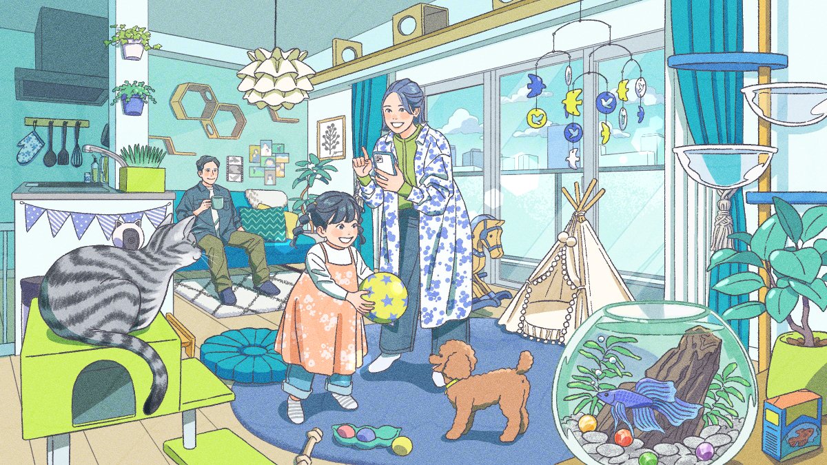 「Rooms#illustration 」|𝕡𝕒𝕚のイラスト
