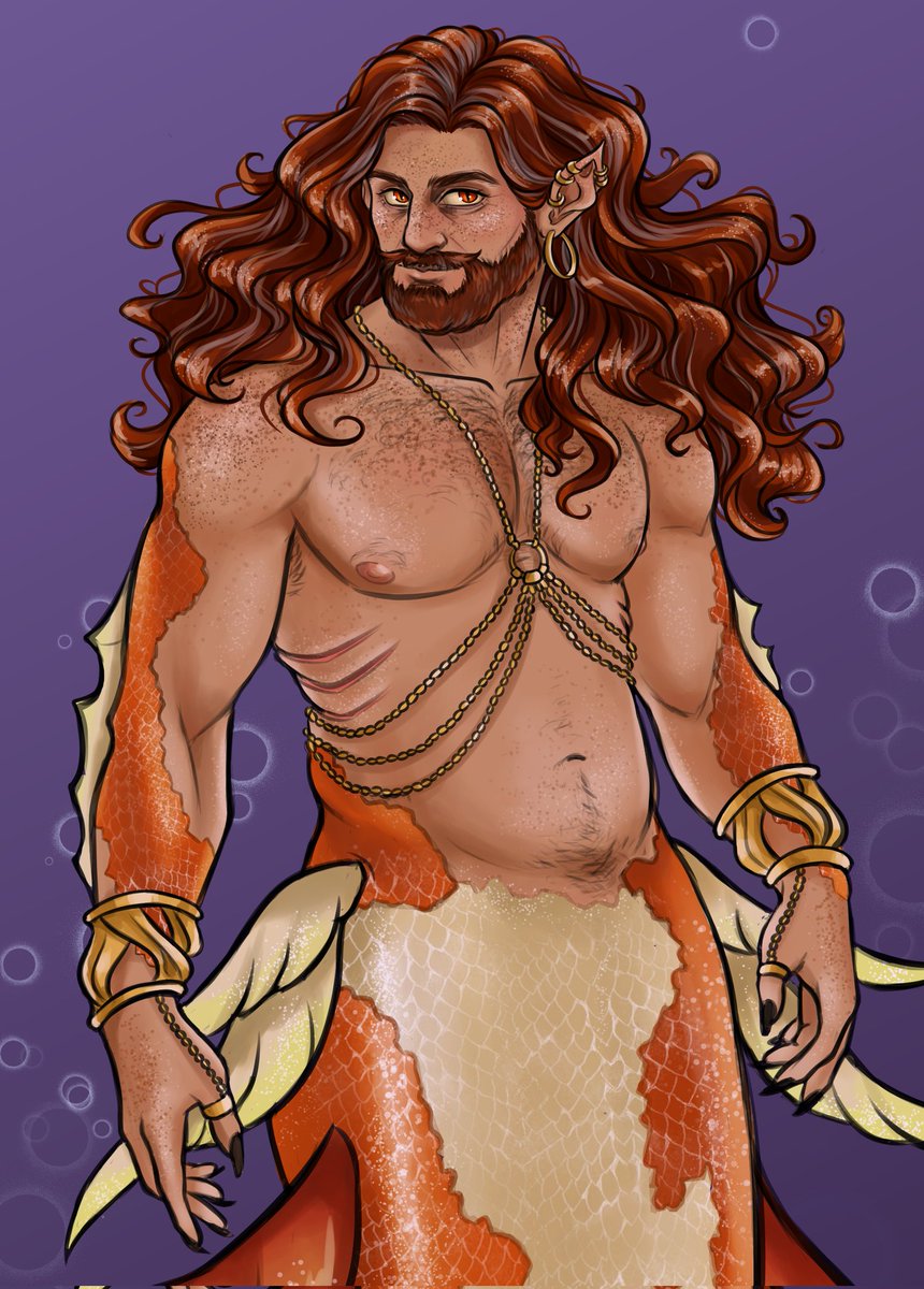 Greg_TheGoose's tweet photo. I sat and said to myself what if... My Rook, Morgan, but as mermaid.... 
And then I woke up to this

#DragonAgeVeilguard #rook https://t.co/DjZjBhFvBp