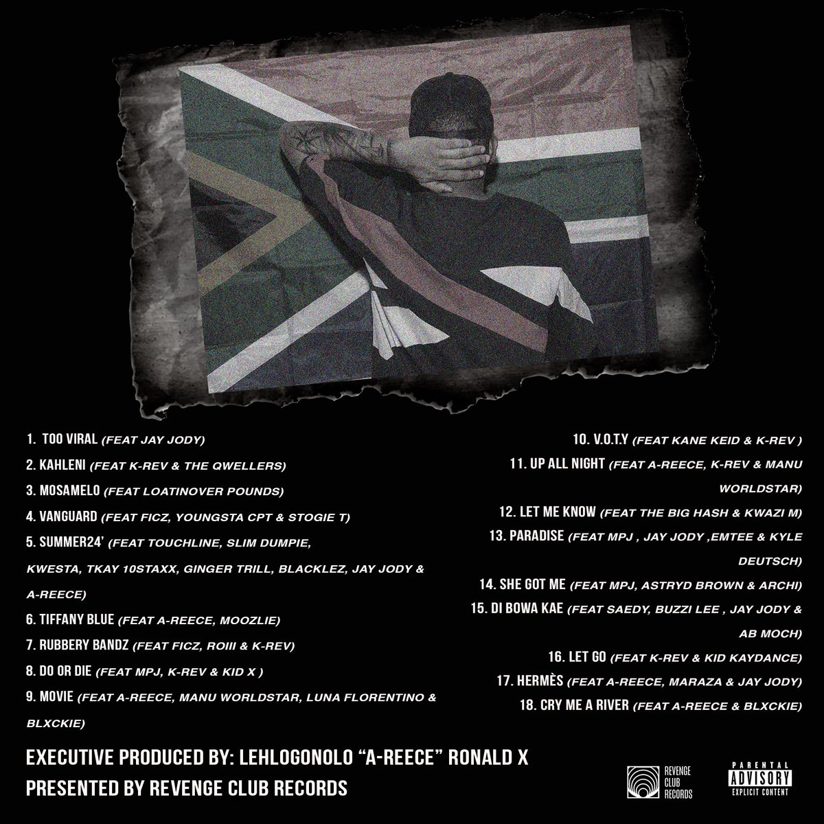 DjClenSA's tweet photo. TOO VIRAL album by myself out now

Link

https://t.co/61vjcWylbK

Executive Produced by @reece_youngking 

Courtesy of Revenge Club Record.

Thank you for listening in advance 🙏🏾 https://t.co/Ur7ClXdPLW