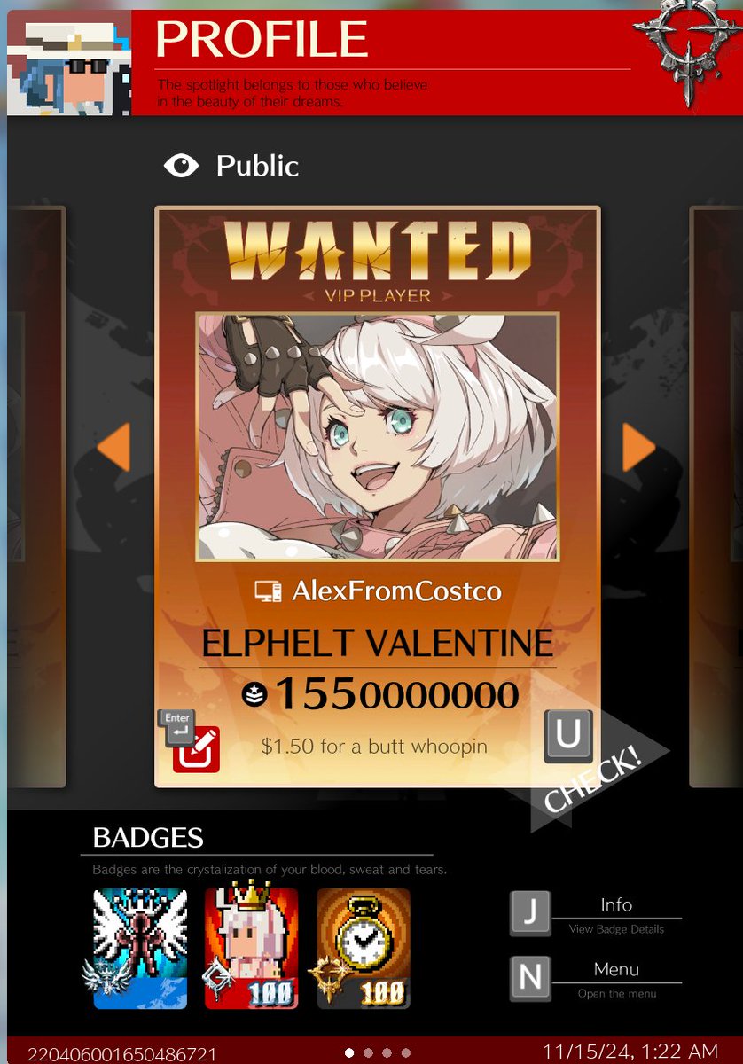 sundew50's tweet photo. AFTER 3 YEARS I FINALLY DID IT. CELESTIAL GUILTY GEAR STRIVE PLAYER BABY! https://t.co/kd1AvsT6uS