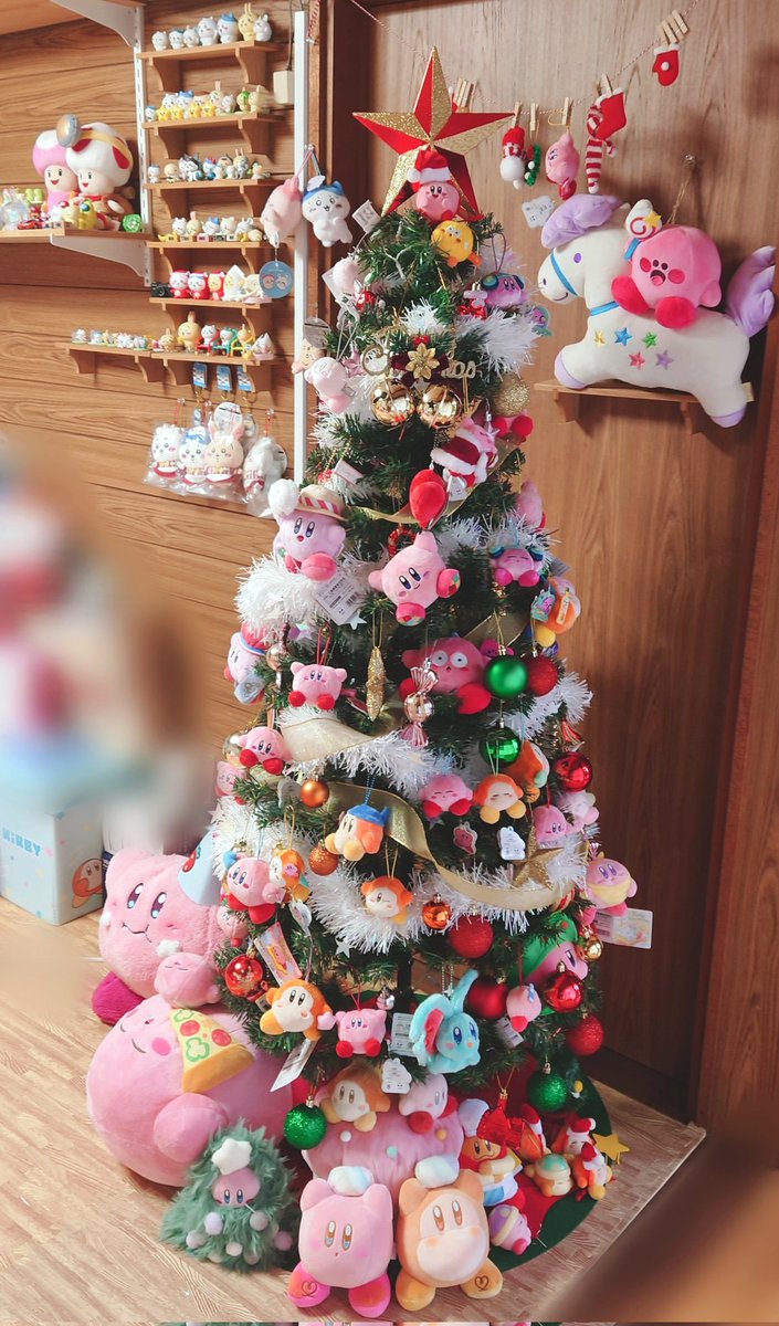 カービィのクリスマスツリー完成🎄🌟(2024ver)