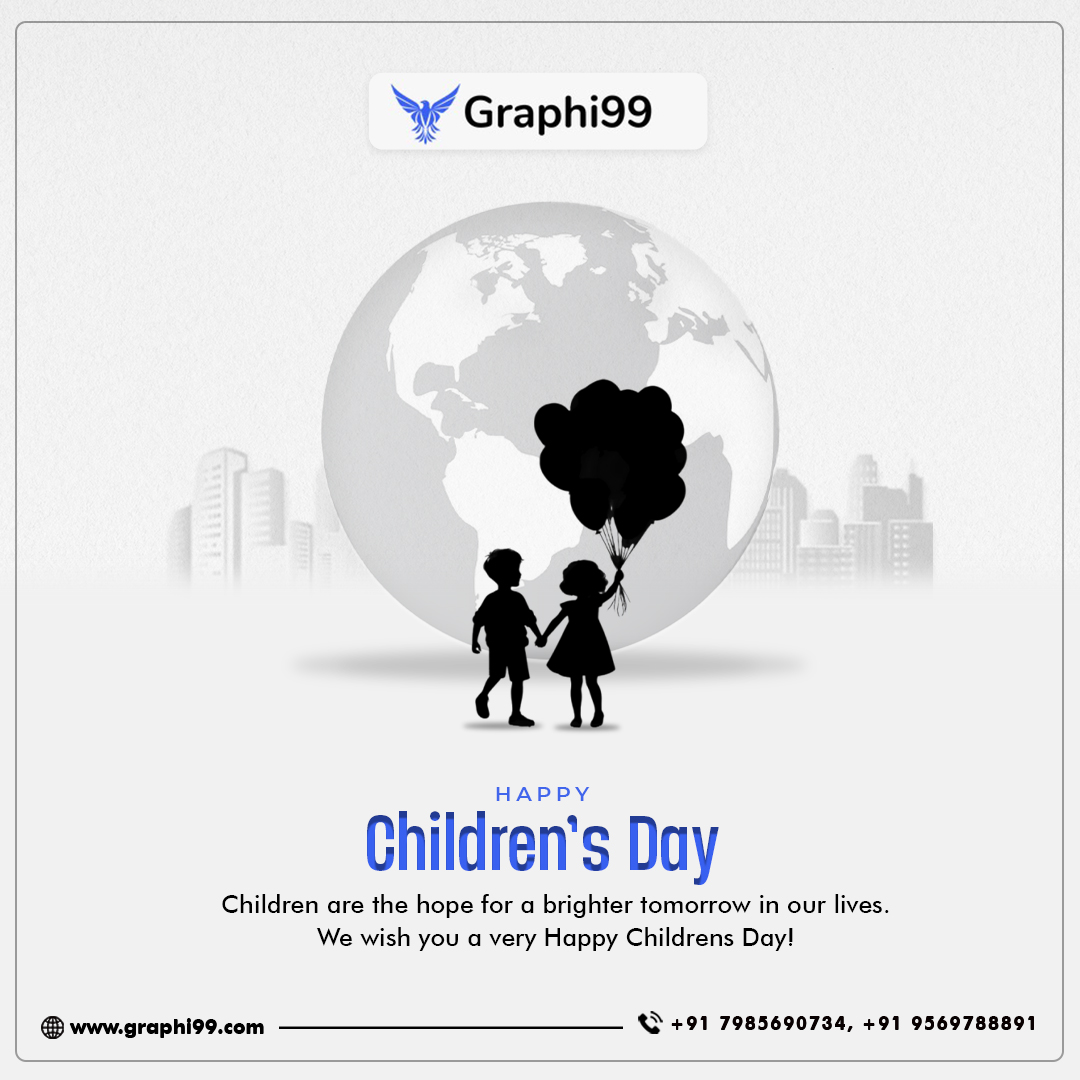 graphi99's tweet photo. 🎉𝐇𝐚𝐩𝐩𝐲 𝐂𝐡𝐢𝐥𝐝𝐫𝐞𝐧’𝐬 𝐃𝐚𝐲!🎉
From all of us at 𝐆𝐫𝐚𝐩𝐡𝐢99,we celebrate the joy, innocence, boundless imagination of every child.✨Let’s create a world where every child’s dream shines brightly, every step they take brings them closer to a future full of hope🌍💖 https://t.co/136CgGZobJ