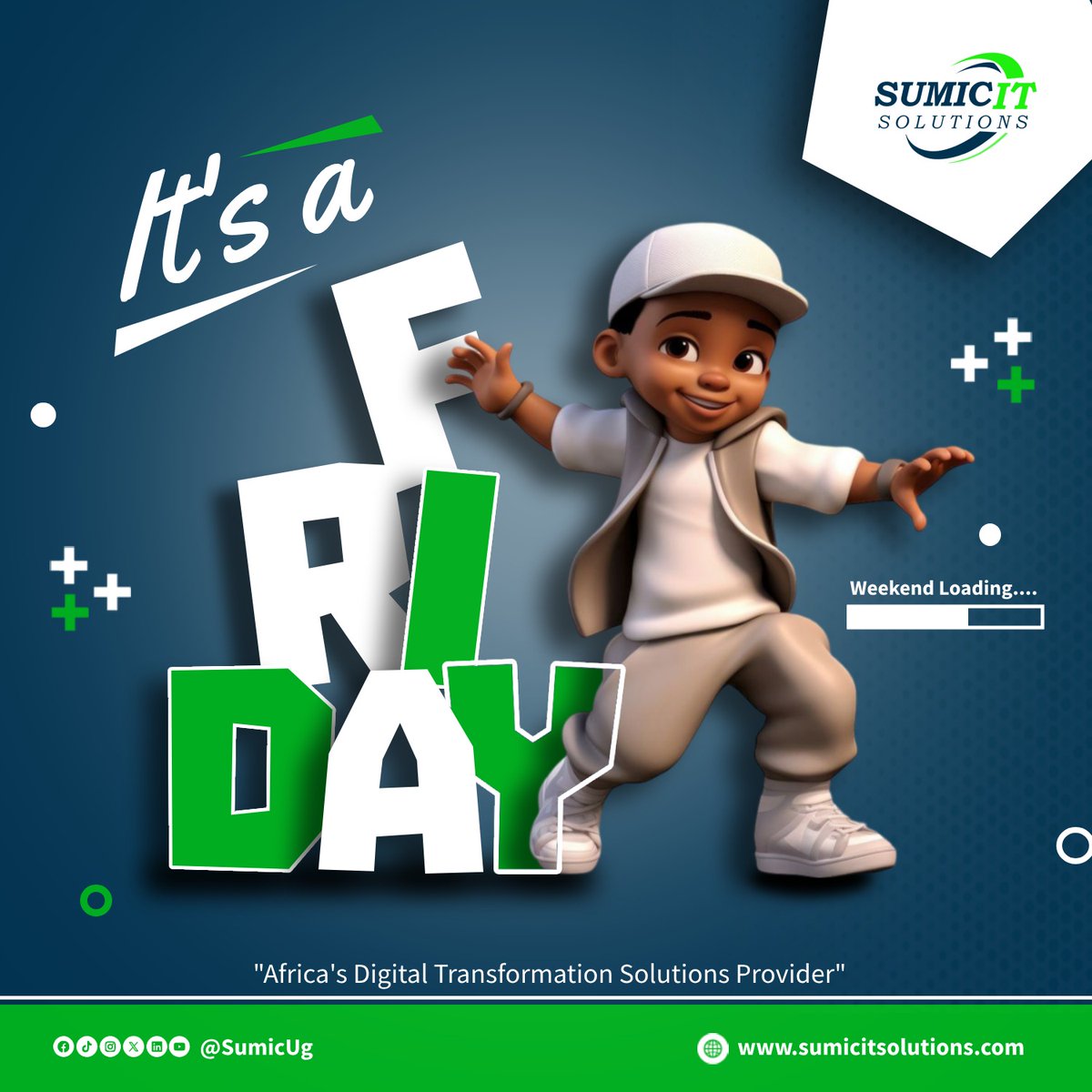 Oliveria53798's tweet photo. It's a Friday 🥳, Kick off the weekend🎊 with cutting - edge IT solutions from @SumicUg

Visit us this Friday and explore expert IT services.

🚀 Enhance your business productivity today.

Explore More ⬇️ 
➡️ https://t.co/SaSy4Sr02H
#VisitSumic #SumicAt5 #sumicITsolutions https://t.co/5sRJaYupqL