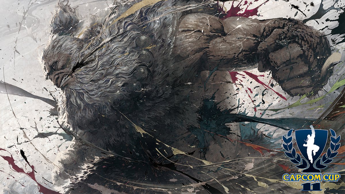 CAPCOM CUP 11 メインビジュアル プルオーバーパーカー CAPCOM CUP 11 メインビジュアル プルオーバーパーカー