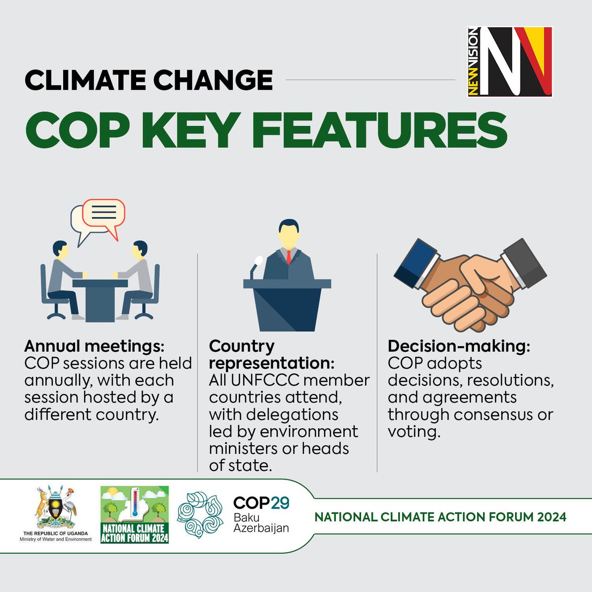 newvisionwire's tweet photo. #ClimateActionForum
Here’s what you need to know ⤵️ ⤵️ ⤵️
#COP29 https://t.co/7tOge7CZZ1