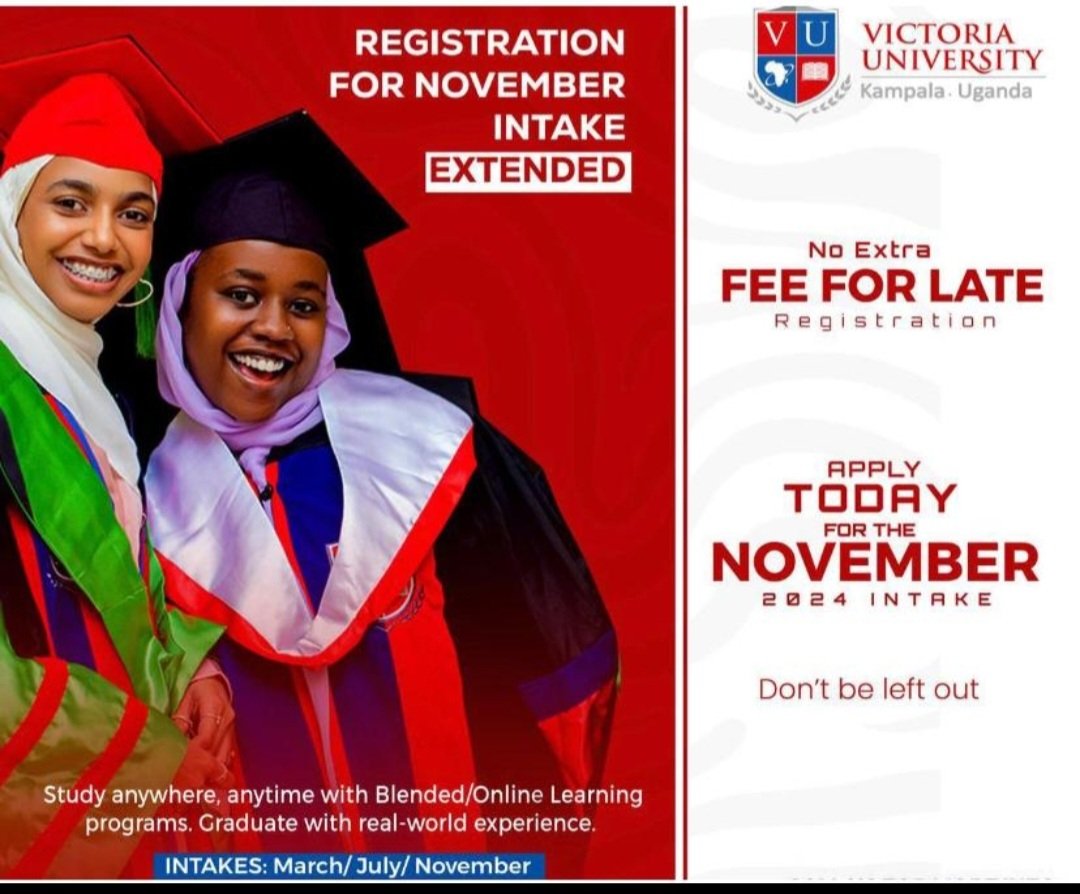 MichealBcash16's tweet photo. Study Bachelor of Information Technology at Victoria University!

Kick start your career in Software Development, Cybersecurity, Data Science, and more. November intake closing soon ,visit https://t.co/KZt66mDt8F or 0708391932
#NovemberIntake  @VUKampala  @cbusinge https://t.co/MirAFm4KE5