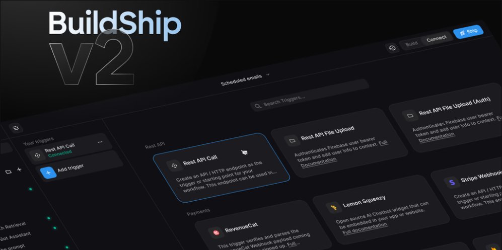 🚀<a href="/BuildShipApp/">BuildShip</a> V2 is now live on #ProductHunt !🎉

Smarter workflows, lightning-fast bug fixes, affordable scaling, fresh templates &amp; seamless integrations!🌟

🌐Vote now: producthunt.com/posts/buildshi…

👉Get Early Access: buildship.com/v2-early-access

👏<a href="/HariniLabs/">Harini Janakiraman</a> 

#AI #lowcode