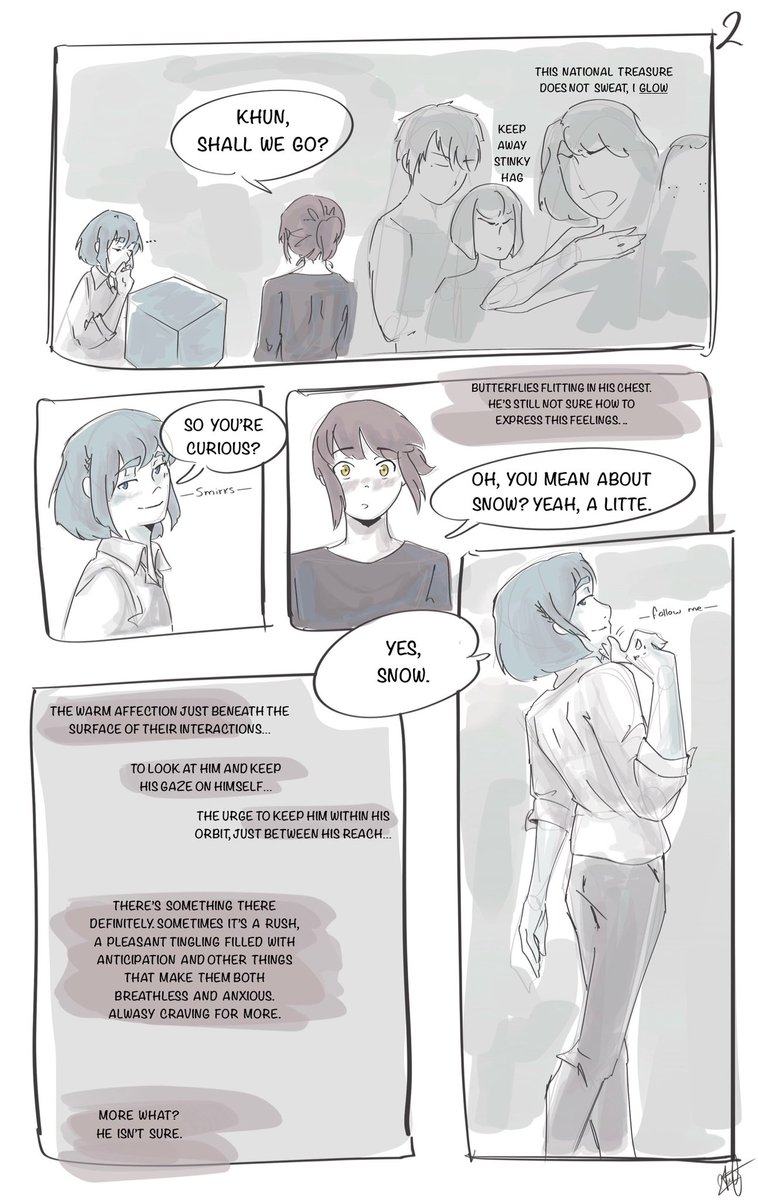 UnknownCoffeeUM's tweet photo. Following my agenda of re reading my comfort fics and obssesing all over again, my next recomendation just in time for the upcoming Christmast is “A Chance in Every Lifetime” by Purple_hydrangea83

I’m still struggling with digital art but enjoy KhunBam Fluff
#TowerOfGod #khunbam https://t.co/yzSe9fStyp