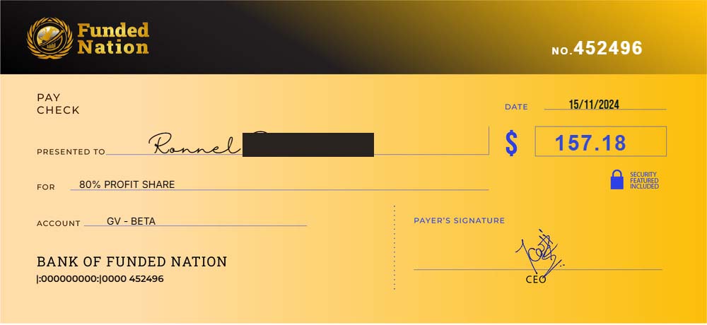 Your Hard Earned Payouts are Always Guaranteed...