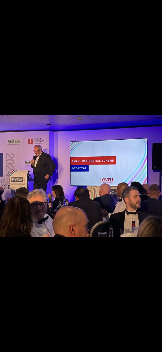 DGDesignLtd's tweet photo. Great night at the @ProConLeics Awards 2024 at the King Power stadium. Didn’t get the win this year but to be in the top 3 in the small residential category is an amazing achievement. Roll on next year #awards #awardwinning #design #construction #build #heritage https://t.co/tgQruusOF9