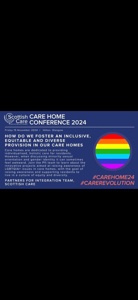 Partners for HSCI (@partnersforhsci) on Twitter photo Looking forward to the Scottish Care Care Home Conference today . Join the Partners for Integration as we look at Equality & Diversity
#carehome24 #carerevolution <a href="/partnersforhsci/">Partners for HSCI</a> <a href="/scottishcare/">Scottish Care</a> Looking forward to the Scottish Care Care Home Conference today . Join the Partners for Integration as we look at Equality & Diversity
#carehome24 #carerevolution <a href="/partnersforhsci/">Partners for HSCI</a> <a href="/scottishcare/">Scottish Care</a>