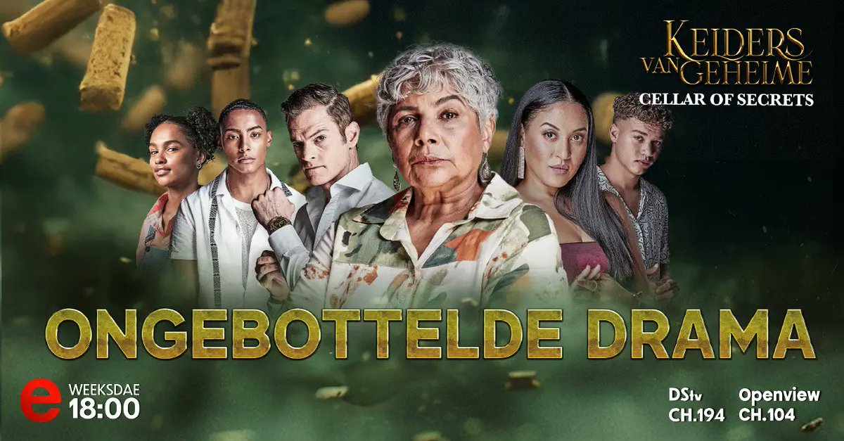 Geborg: Drama wag in November op die aanhangers van Etv se daaglikse drama Kelders van Geheime. Moenie dit misloop nie! Lees meer by die skakel: bit.ly/3YTl5zJ #KeldersVanGeheime #KVG #cellarofsecrets