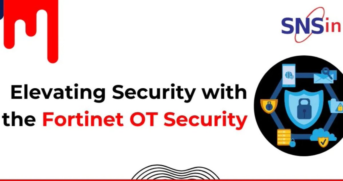 SolutionsSecure's tweet photo. 𝐍𝐞𝐰 𝐁𝐥𝐨𝐠 𝐀𝐥𝐞𝐫𝐭!

Elevating Security with the Fortinet OT Security. 

𝐑𝐞𝐚𝐝 𝐦𝐨𝐫𝐞: 
https://t.co/n6YiIAxDvz 

#Fortinet #OTSecurity #CyberSecurity #DigitalTransformation #IndustrialSecurity #NetworkSecurity  #FortinetSolutions #OTProtection  #SNS https://t.co/8p9HNp7Xij
