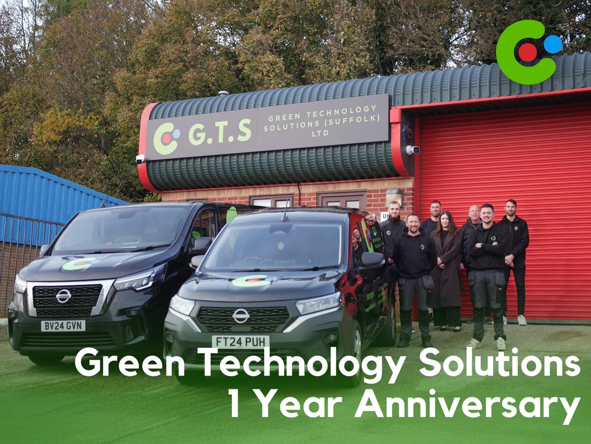 G_T_SLtd's tweet image. πCelebrating 1 Year of Green Technology Solutions! What a year it has been. We have expanded to a team of seven employees, completedΒ over 30 projects and achieved an order book of Β£1.5M!
Fantastic effort team, keep up the superb work!Β ππΌ
π₯οΈ gts-suffolk.co.uk
π’π΄π΅
#GTS